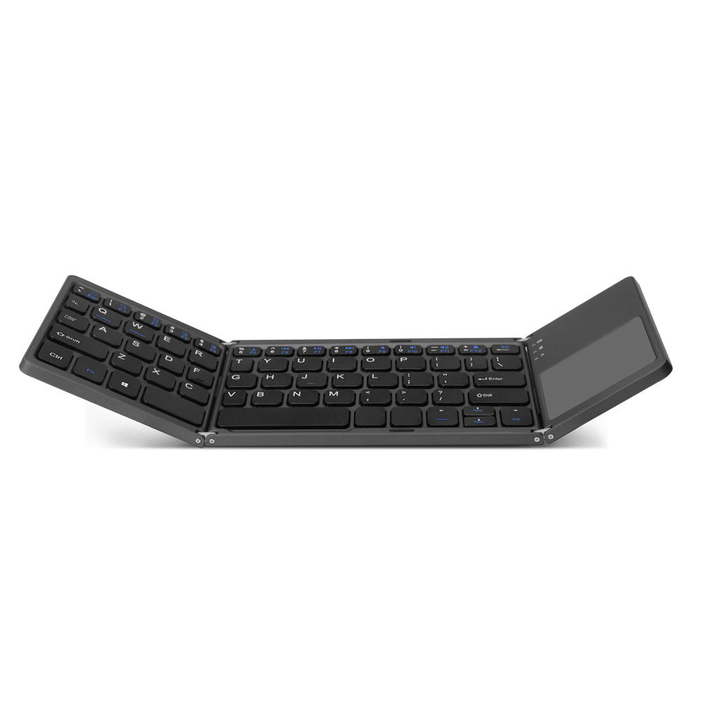 Faltbares ultradünnes kabelloses Touch Keyboard für Mobiltelefone und Tablets