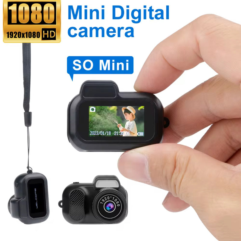 Retro Mini HD-Kamera (1080p) mit Bildschirm