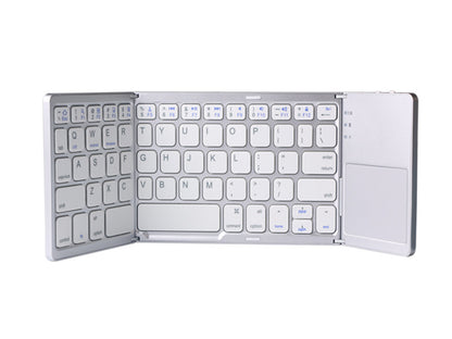 Faltbares ultradünnes kabelloses Touch Keyboard für Mobiltelefone und Tablets