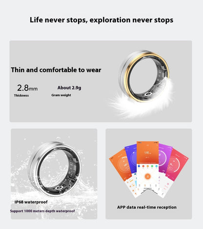 Smart ring for men and women – heart rate and blood oxygen measurement and much more